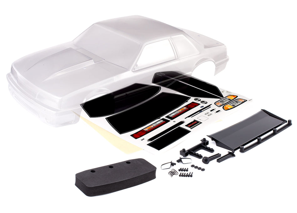 Traxxas Ford Mustang Drag Slash Clear Body