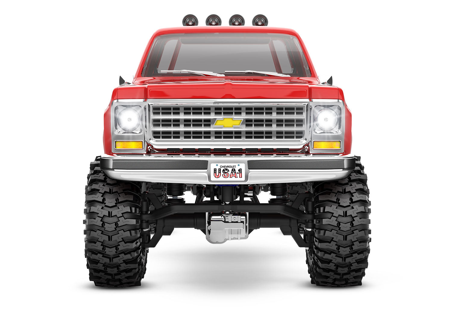 Traxxas TRX-4 Chevrolet K10 RED＆BLACK 97064-1-trx4m-k10-frontview-