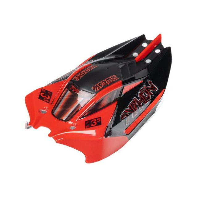 ARRMA Typhon Grom Body – Red/Black Pre-Painted Replacement Shell [ARA1561]