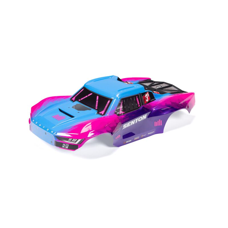 ARRMA SENTON 4X4 Clipless Painted Decaled Trimmed Body (Blue)