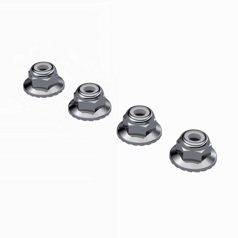 Arrma ARA-2472 Wide Flanged Nyloc Nut M4 (4Pcs)
