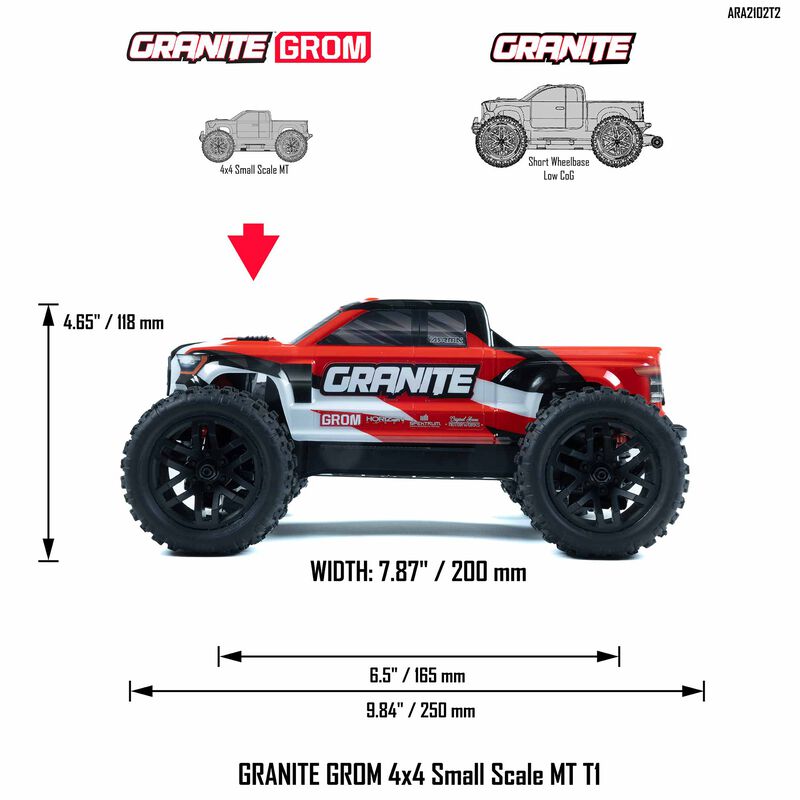 GPM Aluminium Front Damper Mount Für Arrma Granite & Big Rock – 1-teiliges Set, Schwarz