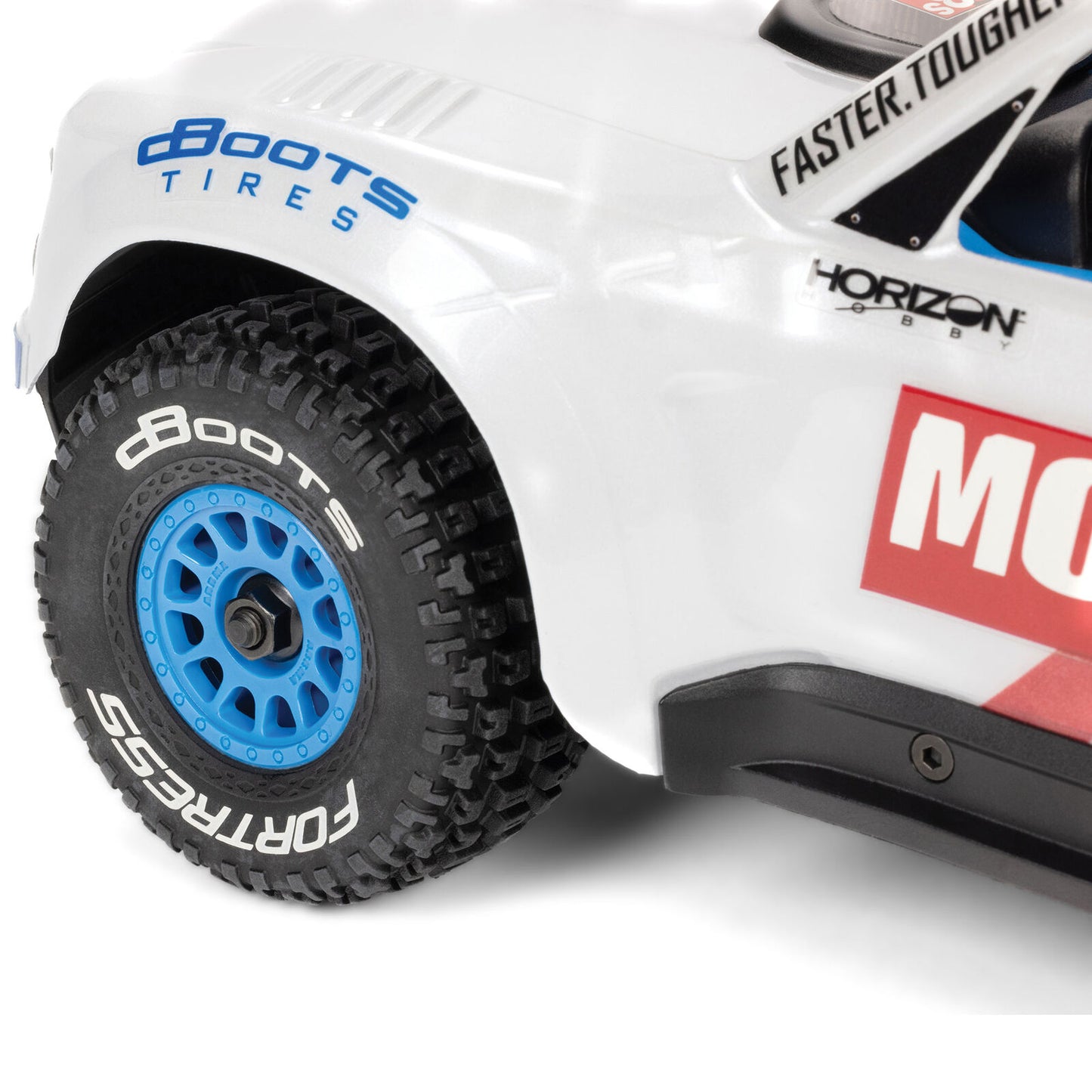 MOJAVE GROM 223S BLX Brushless 4X4 Small Scale Desert Truck RTR with Battery & Charger, White