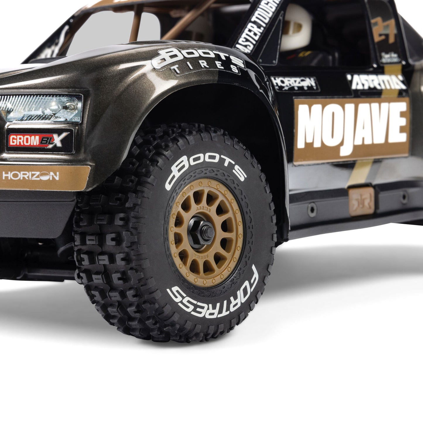 MOJAVE GROM 223S BLX Brushless 4X4 Small Scale Desert Truck RTR, Black