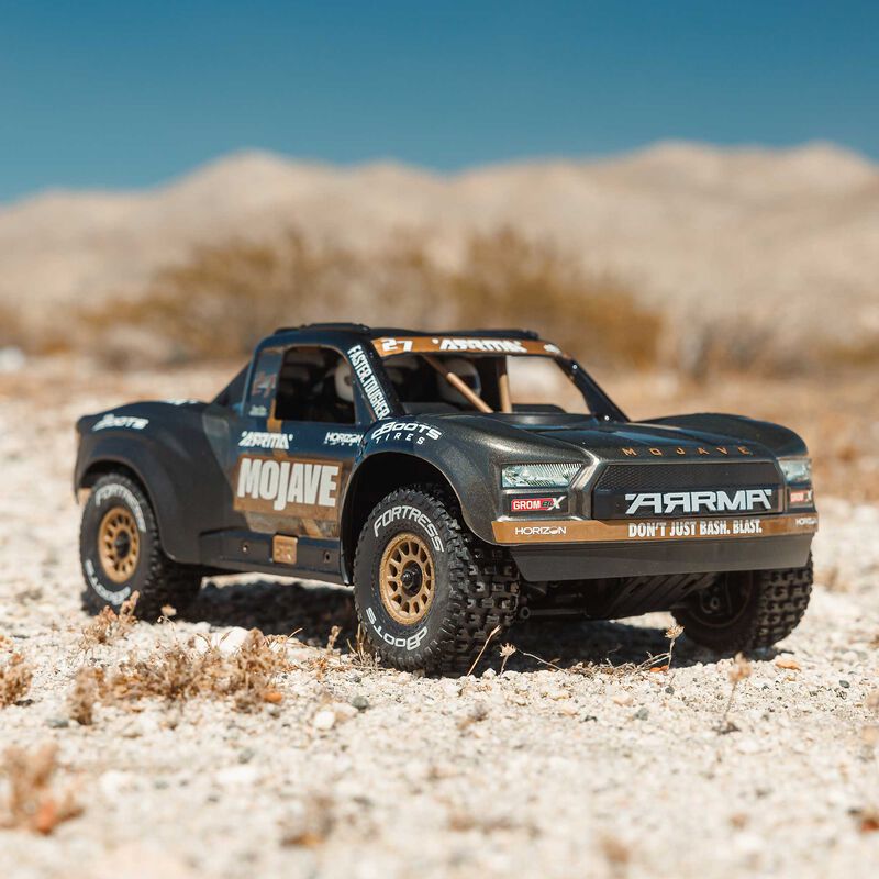 MOJAVE GROM 223S BLX Brushless 4X4 Small Scale Desert Truck RTR, Black