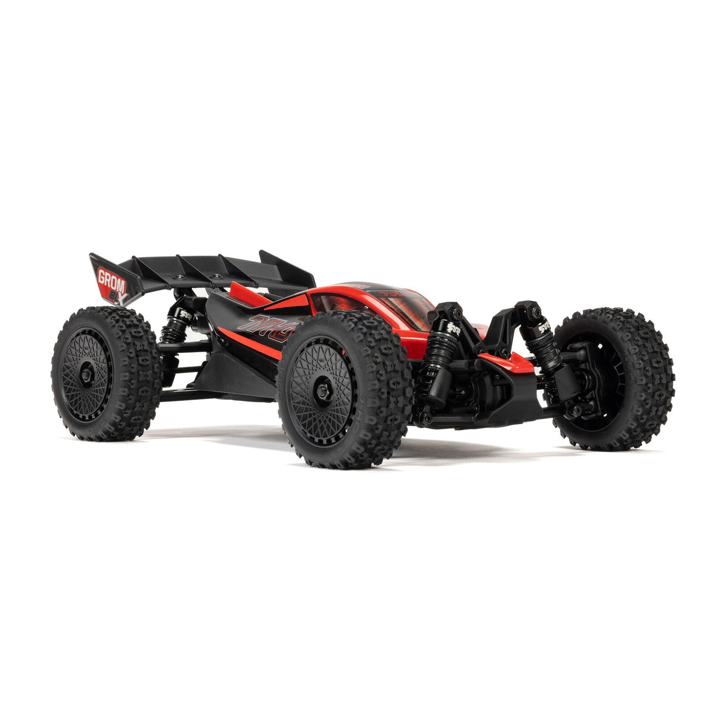 TYPHON GROM 223S BLX Brushless 4X4 Small Scale Buggy RTR with Battery & Charger, Red