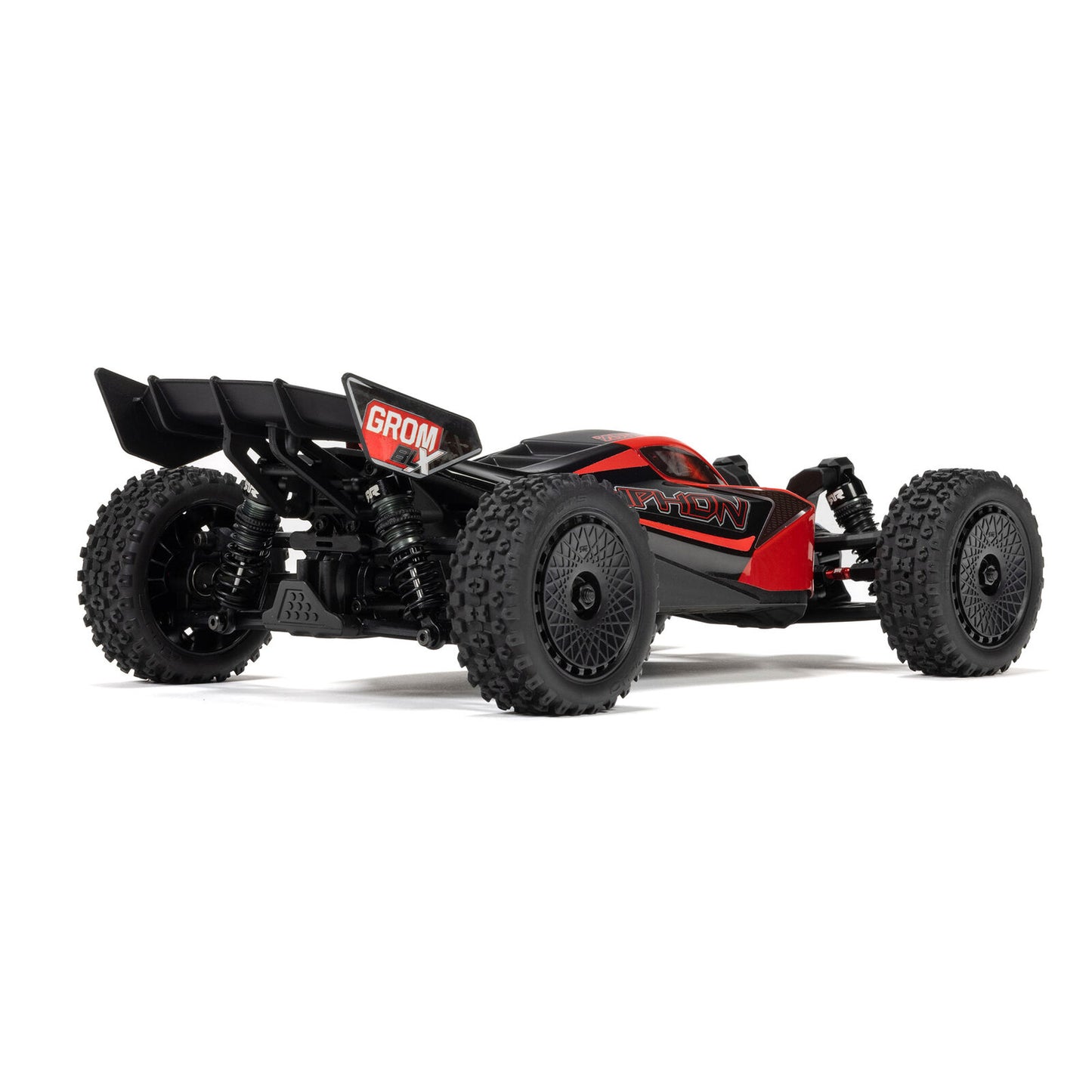 TYPHON GROM 223S BLX Brushless 4X4 Small Scale Buggy RTR with Battery & Charger, Red