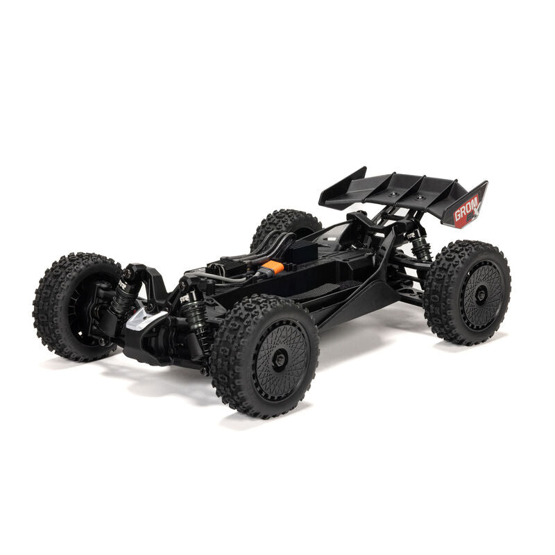 TYPHON GROM 223S BLX Brushless 4X4 Small Scale Buggy RTR with Battery & Charger, Red