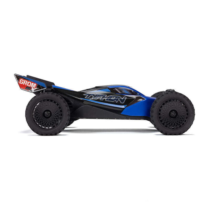 TYPHON GROM 223S BLX Brushless 4X4 Small Scale Buggy RTR with Battery & Charger, Blue