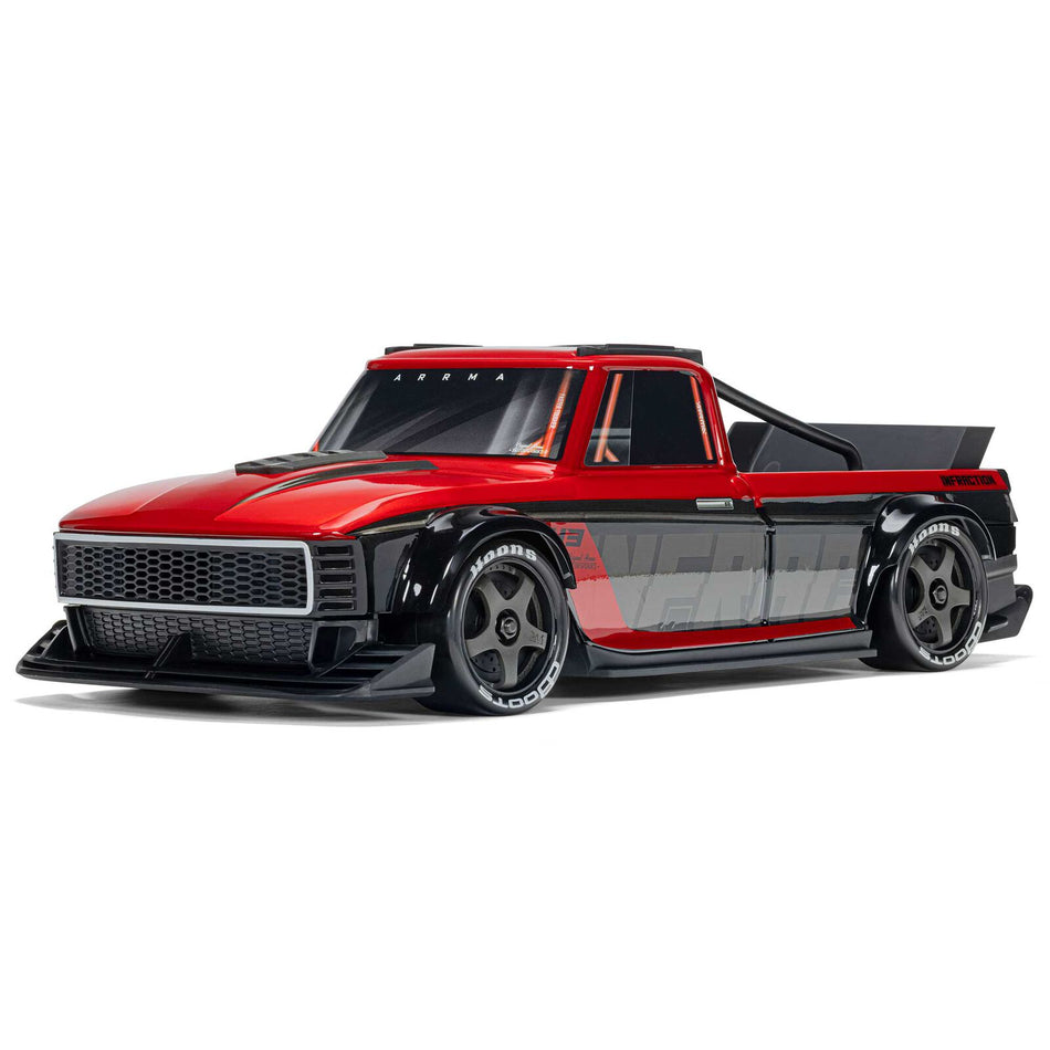 ARRMA ARA2315ST1 INFRACTION GROM 3S 1/12 4X4 RTR with Battery & Charger - Red/Black
