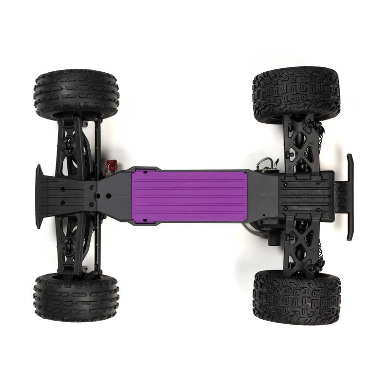 ARRMA 1/10 VORTEKS MEGA 550 2WD Stadium Truck RTR with Battery & Charger, Purple