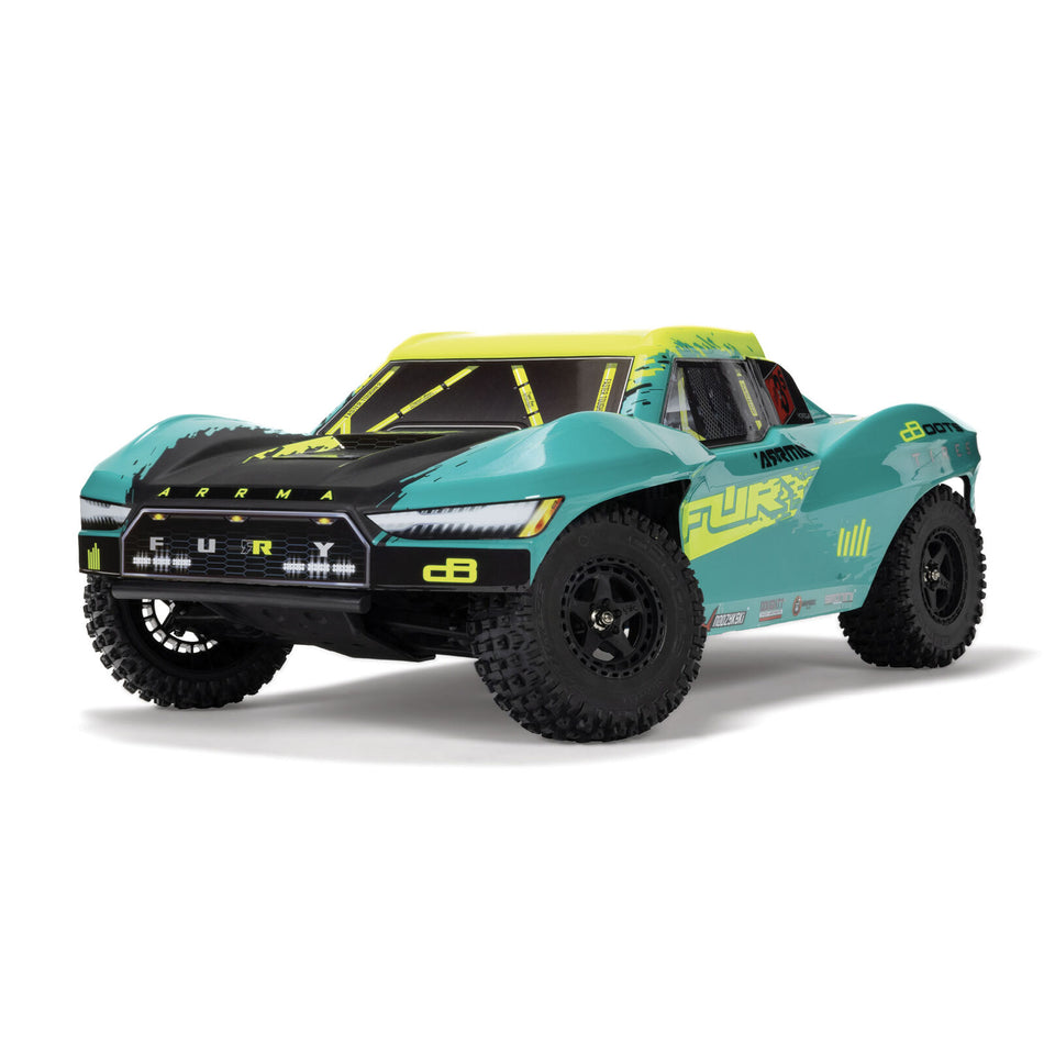 1/10 FURY 2wd 223S BLX Brushless Short Course Truck RTR with DSC, Green