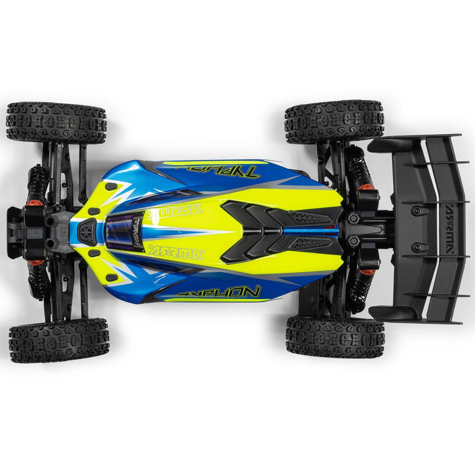 ARRMA 1/8 TYPHON 223S DSC 4X4 RTR Brushless Buggy, Blue