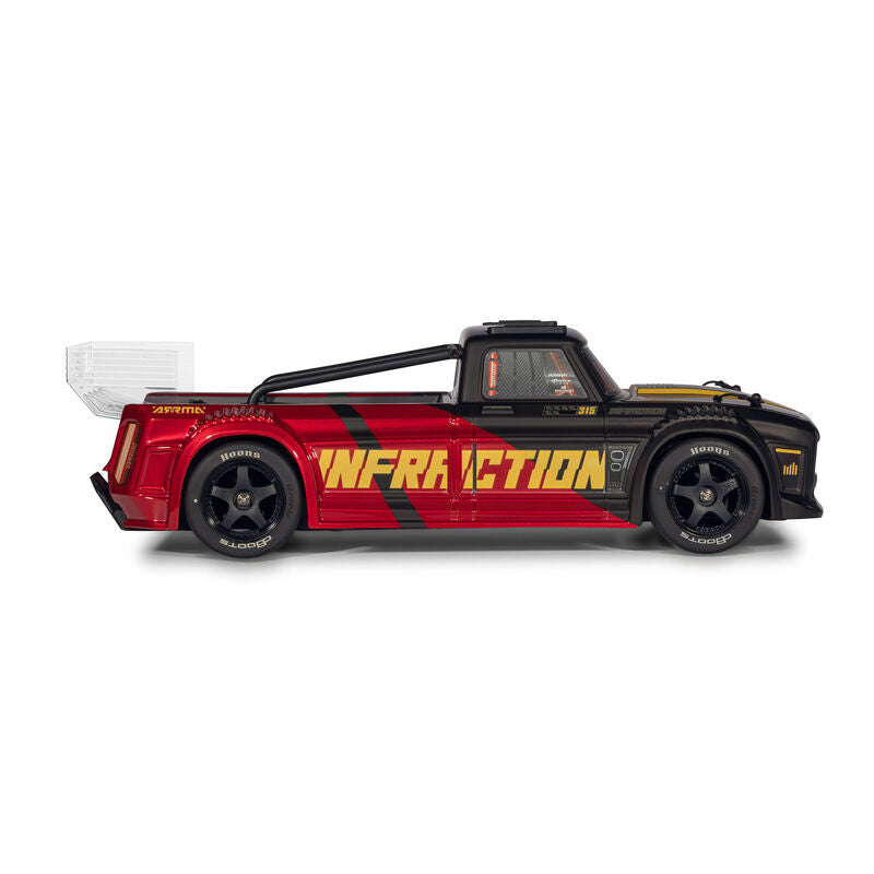 ARRMA 1/8 INFRACTION 223S DSC 4X4 RTR Brushless All-Road Street Bash , Black