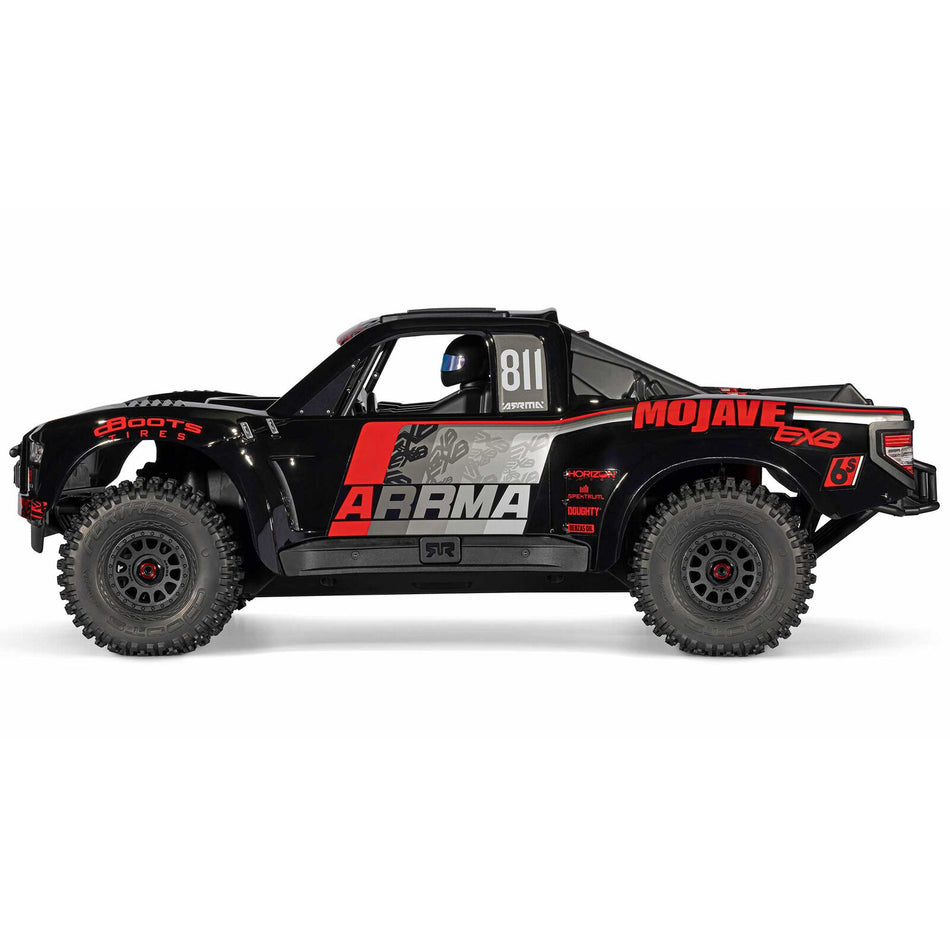 ARRMA ARA7704V3T1 1/7 MOJAVE 4x4 6S EXB RTR Brushless Desert Truck Black