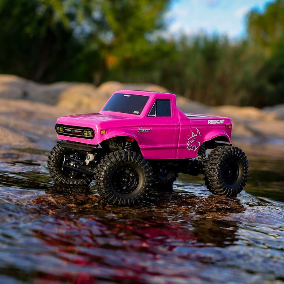 Redcat Ascent-32 1/32 RTR 4WD Rock Crawler (Pink) – w/ Radio, Battery & Charger | RER40393