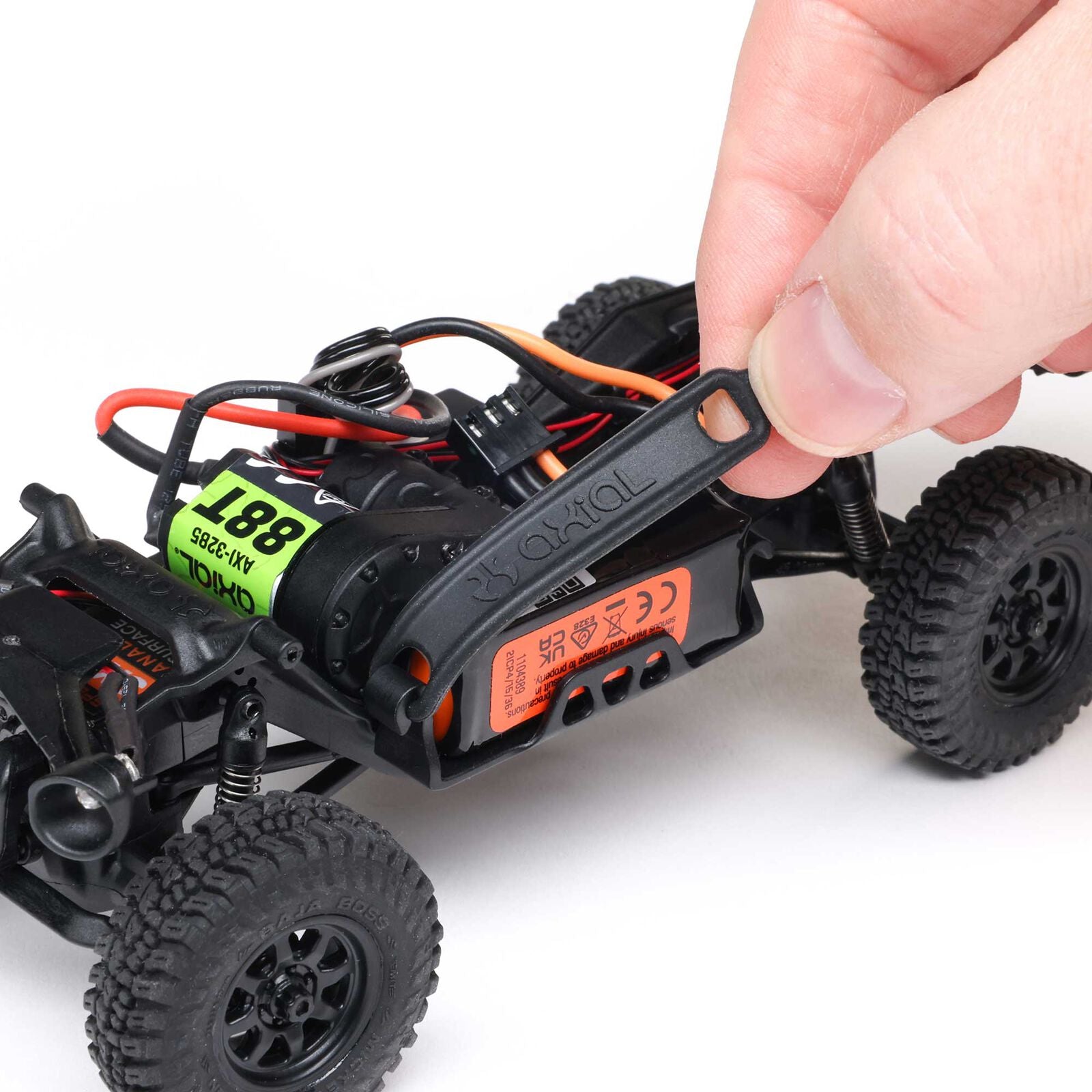Axial SCX30 1/30 Ford Bronco 4X4 RTR Brushed Rock Crawler, Blue