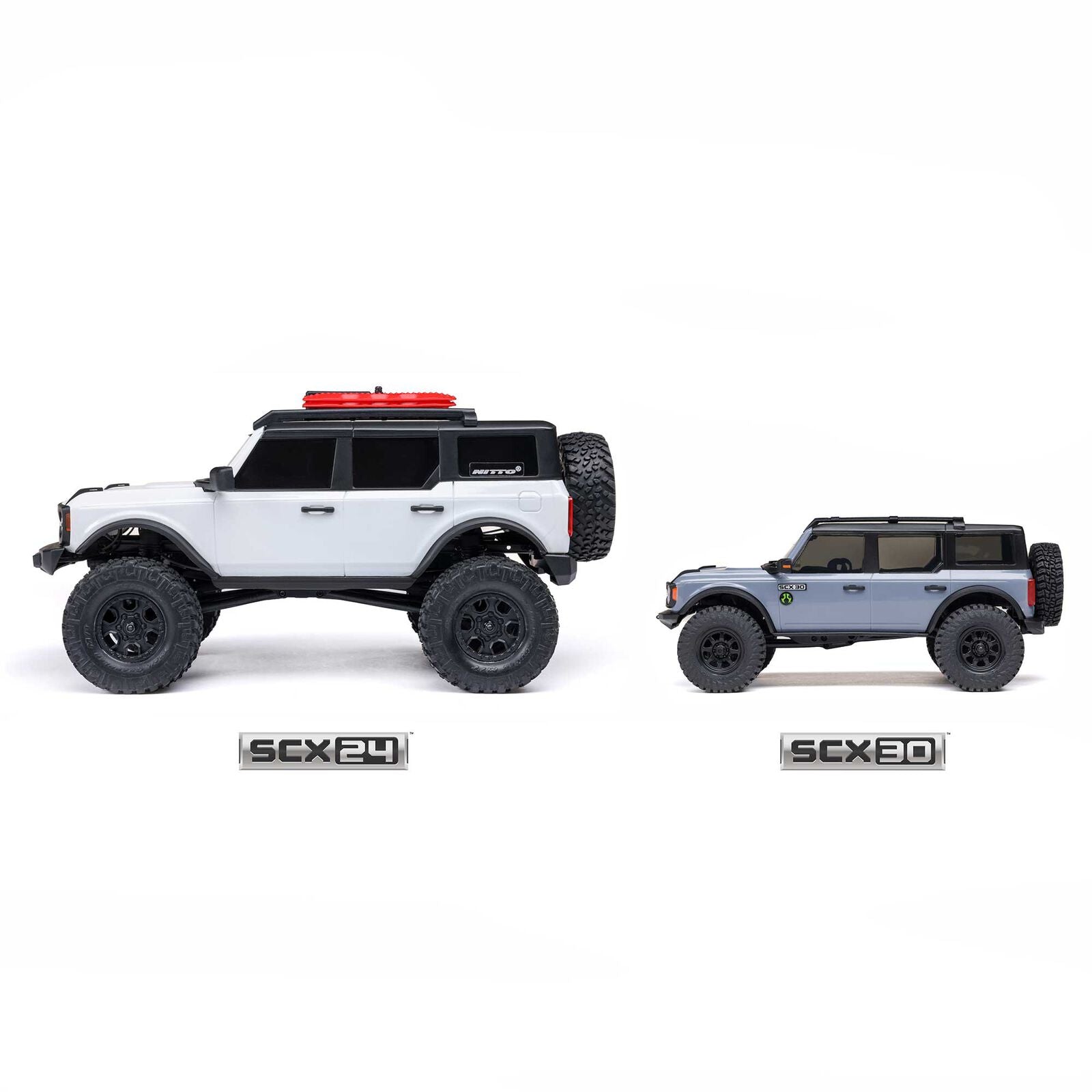 Axial SCX30 1/30 Ford Bronco 4X4 RTR Brushed Rock Crawler, Blue