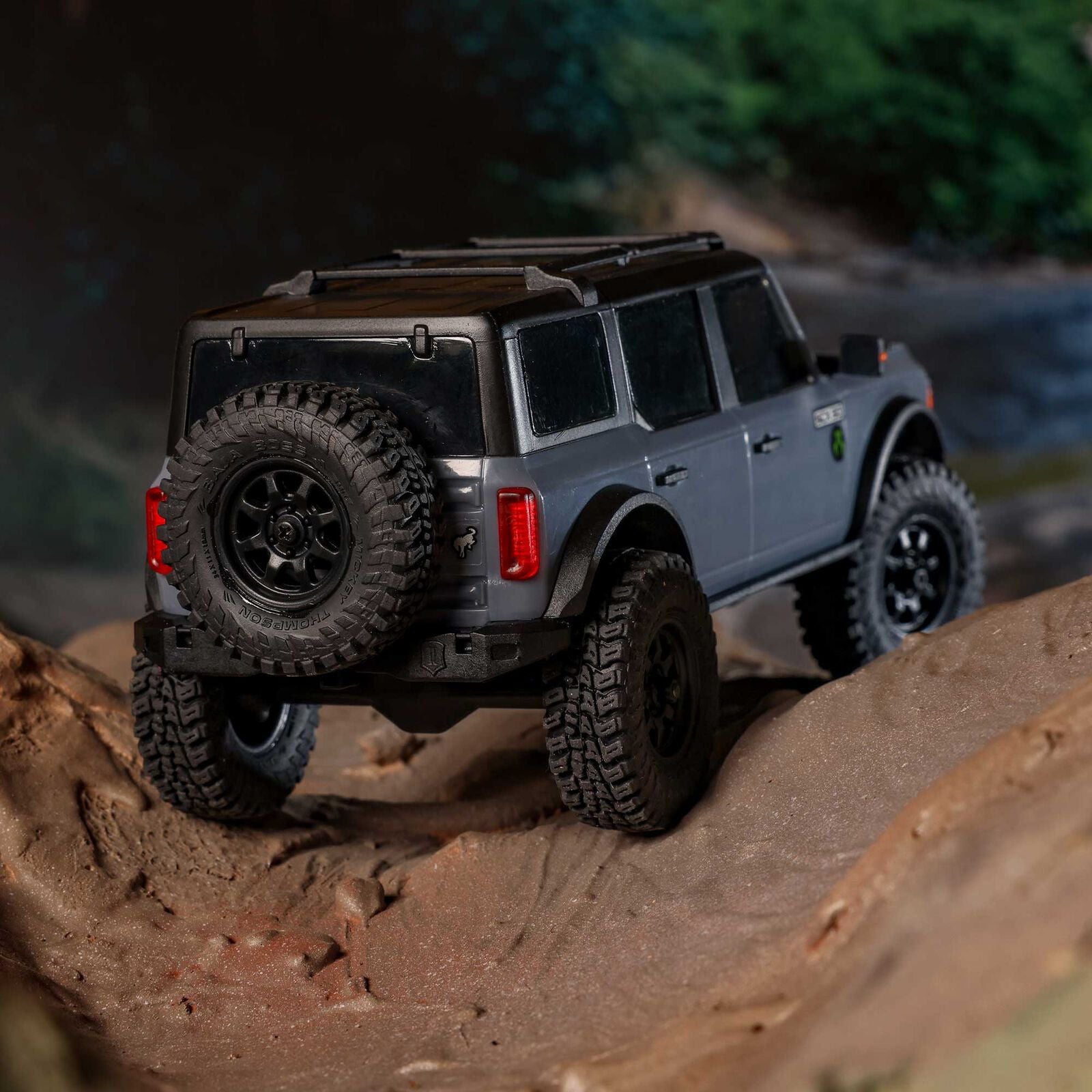 Axial SCX30 1/30 Ford Bronco 4X4 RTR – Brushed Rock Crawler, Gray