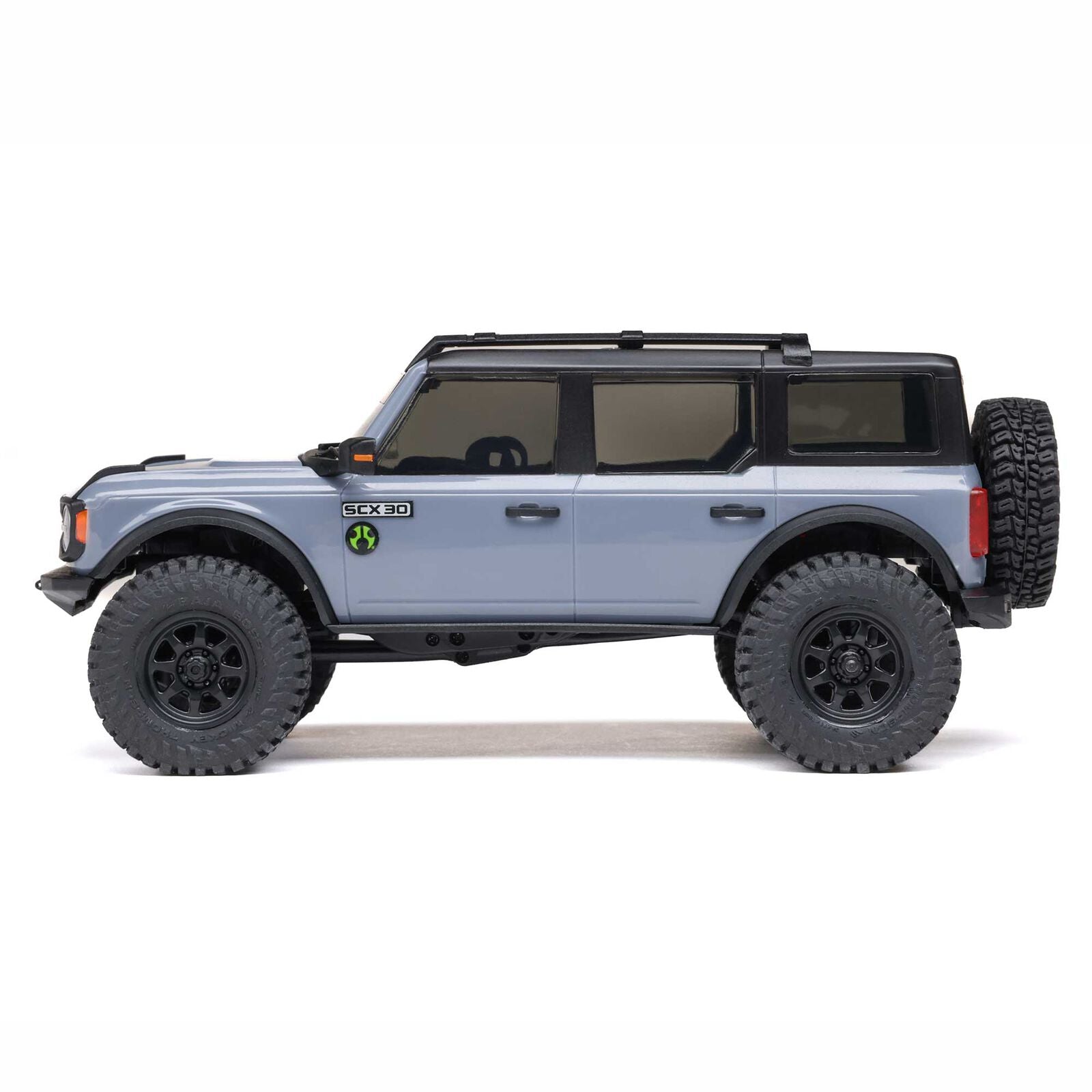 Axial SCX30 1/30 Ford Bronco 4X4 RTR – Brushed Rock Crawler, Gray