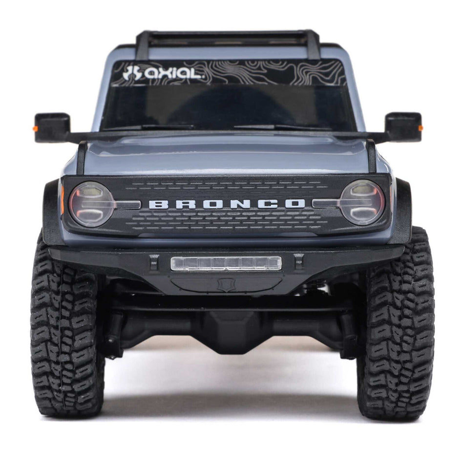 Axial SCX30 1/30 Ford Bronco 4X4 RTR –  Brushed Rock Crawler, Gray | AXI-2048T2