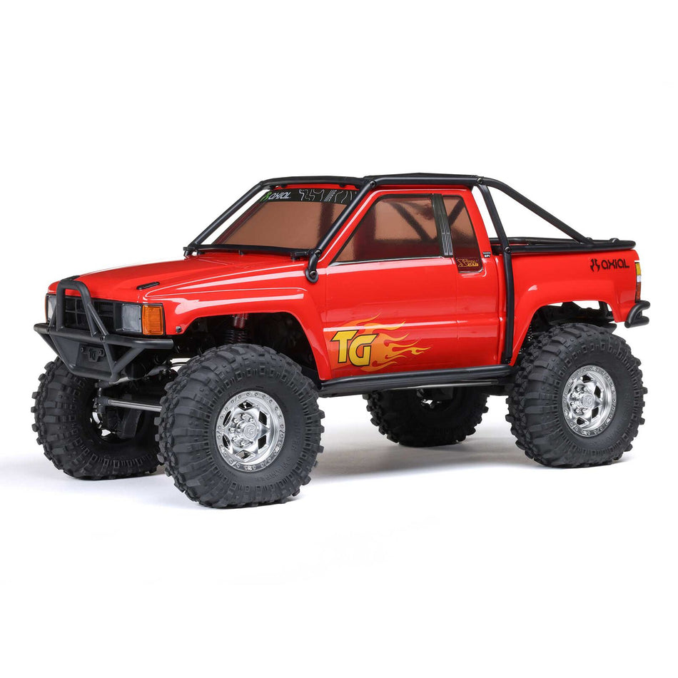 AXIAL  1/10 SCX10 III 1987 Toyota SR5 4X4 RTR Brushed Rock Crawler, Red