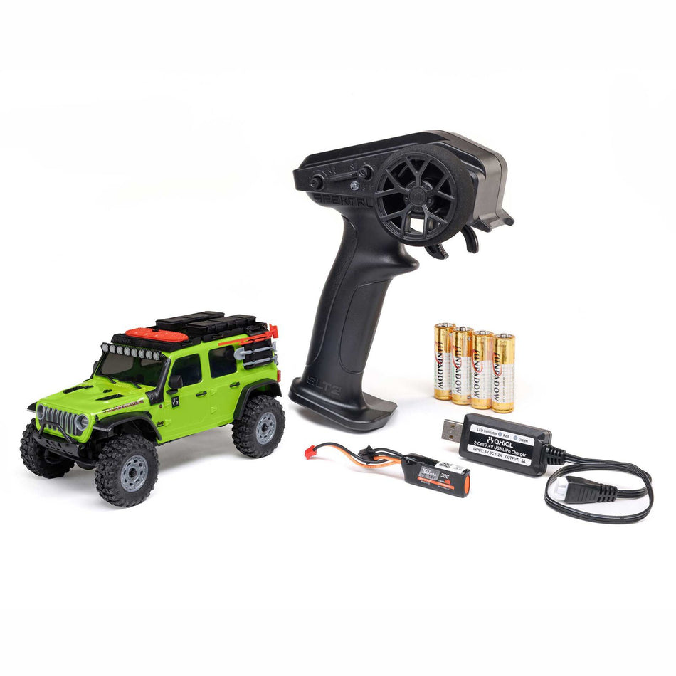 Axial SCX30 1/30 Jeep Wrangler JLU 4X4 RTR – Green | AXI2261T1