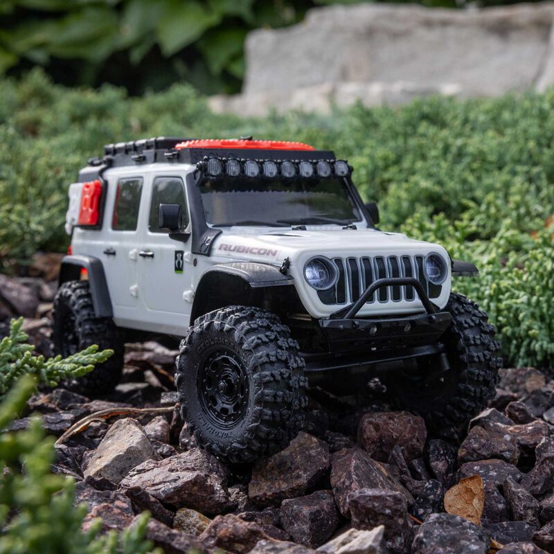 Axial SCX30 1/30 Jeep Wrangler JLU 4X4 RTR – White | AXI-2261T2