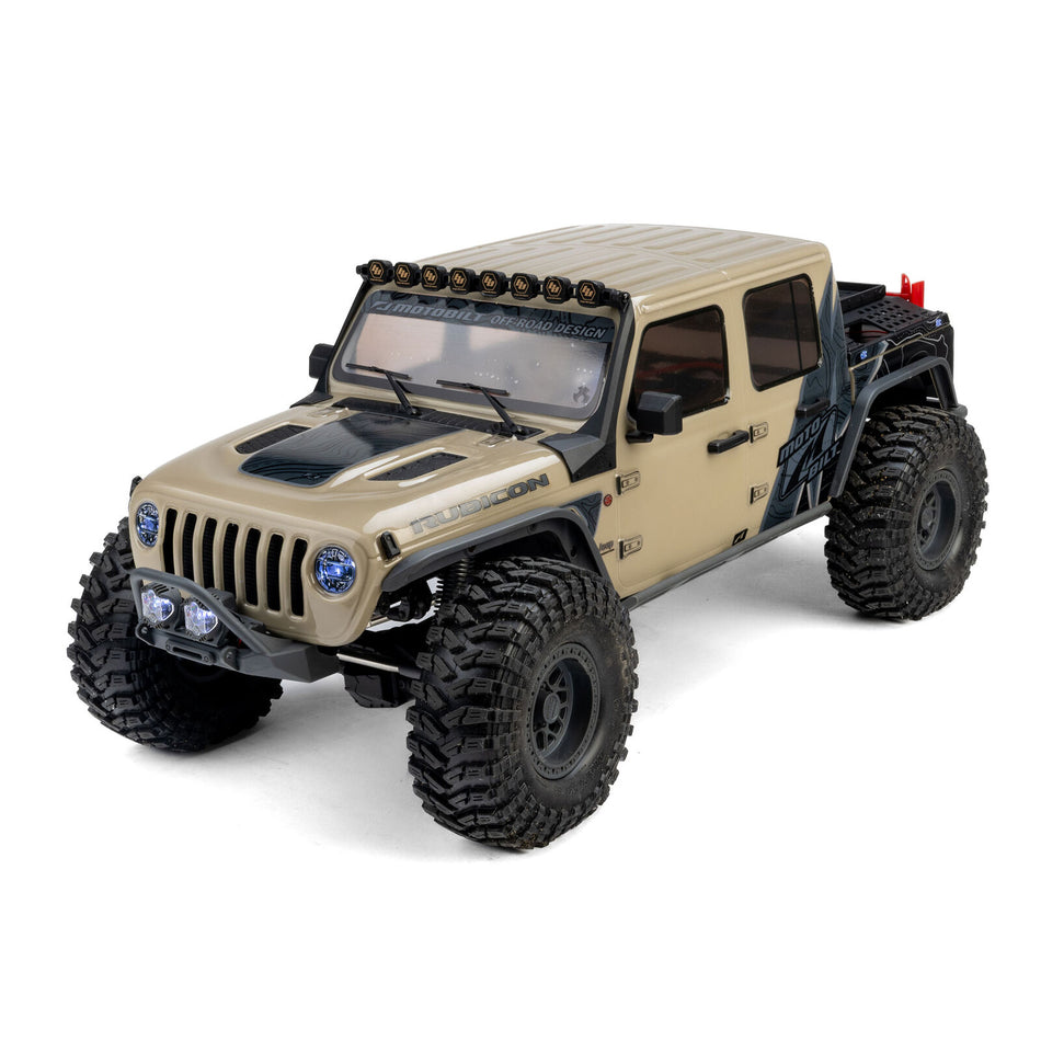 Axial AXI-2443T1 1/10 SCX10 III Motobilt Waypoint Jeep JT Gladiator RTR Brown
