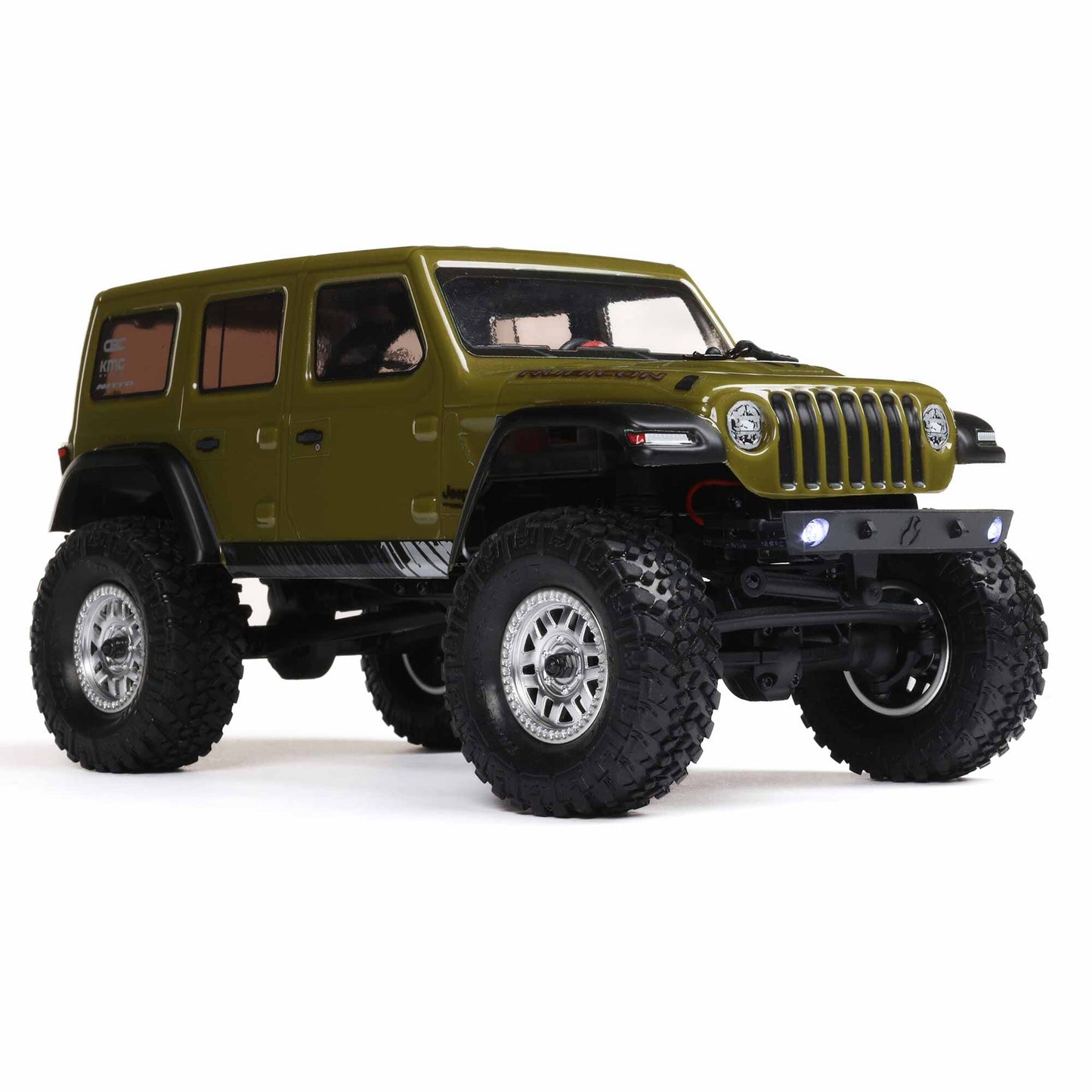 SCX24 2019 Jeep Wrangler JLU CRC, Green: 1/24 4WD RTR
