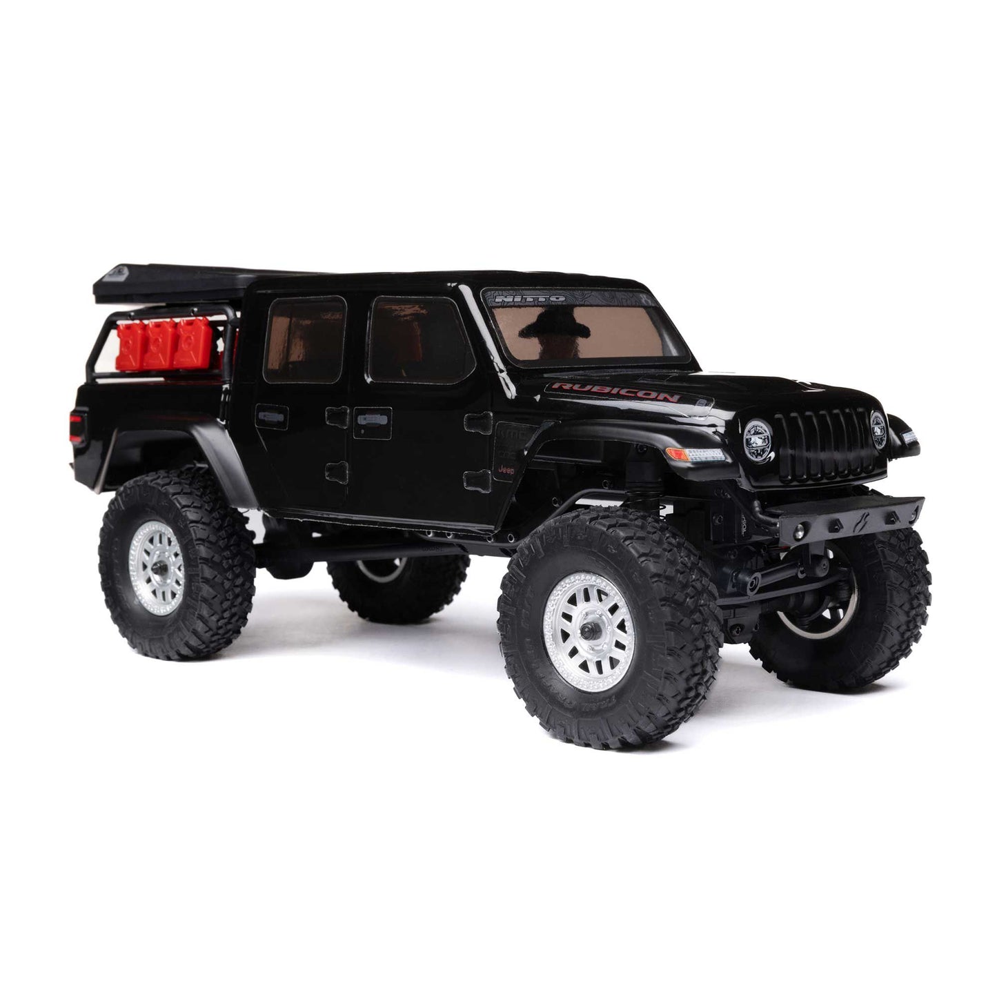 SCX24 Jeep Gladiator 4WD Rock Crawler RTR, Black
