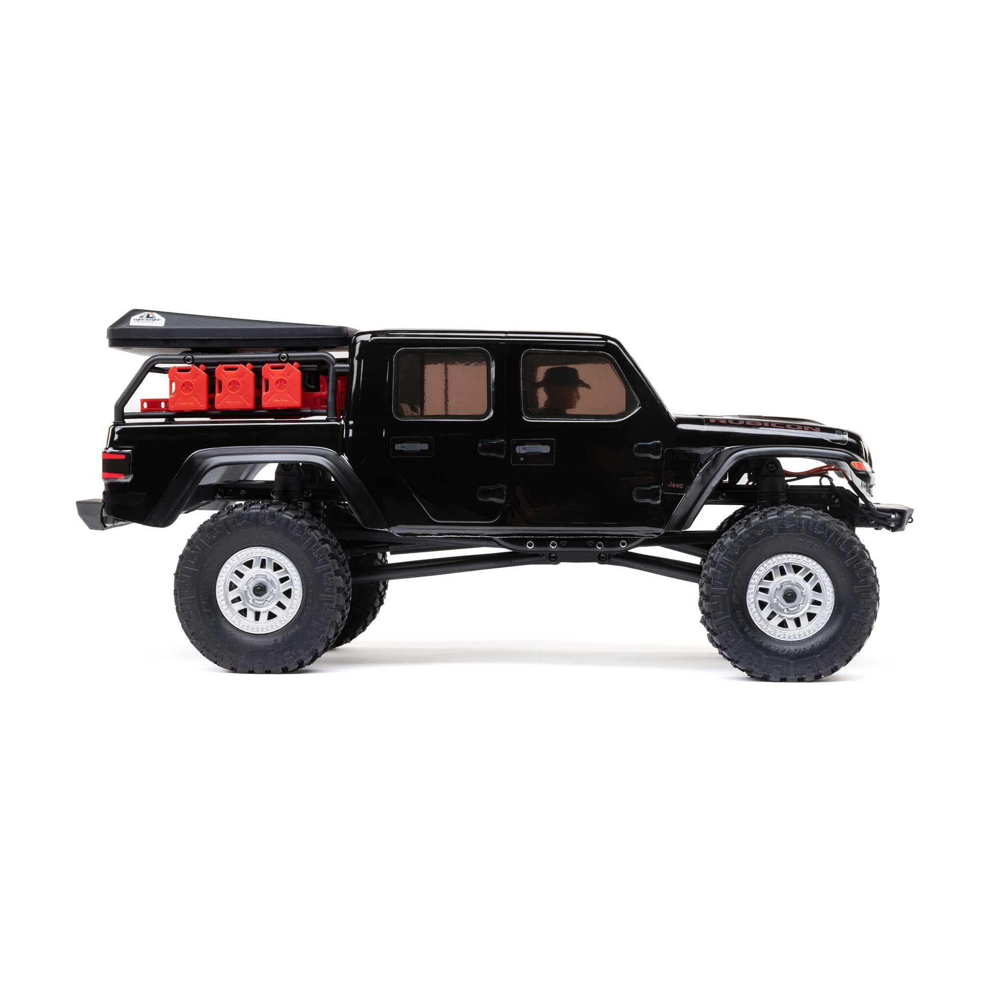 SCX24 Jeep Gladiator 4WD Rock Crawler RTR, Black – Superstition