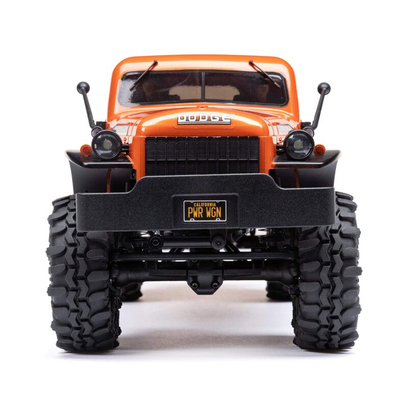 Axial SCX24 1940s Dodge Power Wagon Body - Orange, 4-Door