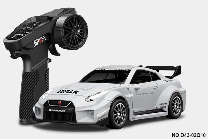 RC Pro 1:43 R/C Alloy Drift Car – White