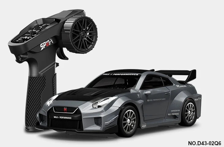 RC Pro 1:43 R/C Alloy Drift Car – Gray
