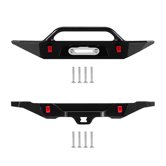 INJORA Aluminum Front Rear Bumper for 1/30 SCX30 Bronco