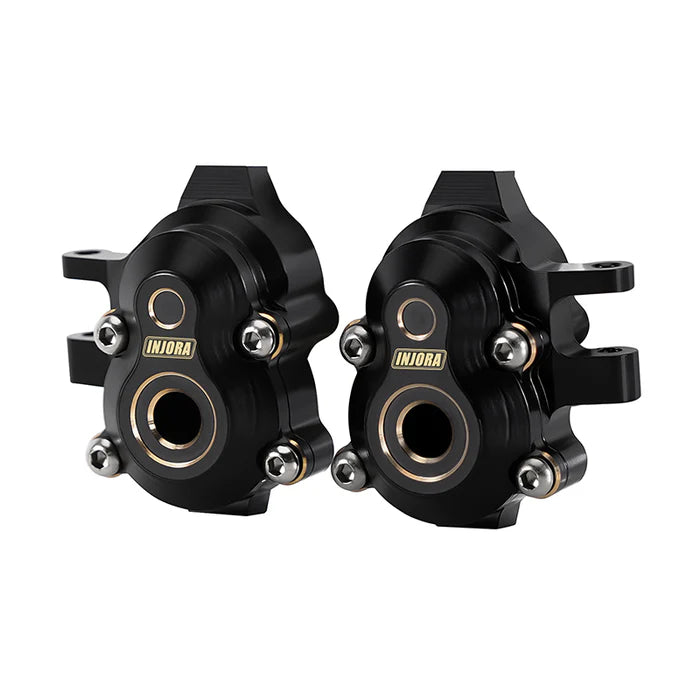 INJORA Brass Front Outer Portal Housings Steering Knuckles for 1/18 Redcat Ascent-18 (ASC18-04)