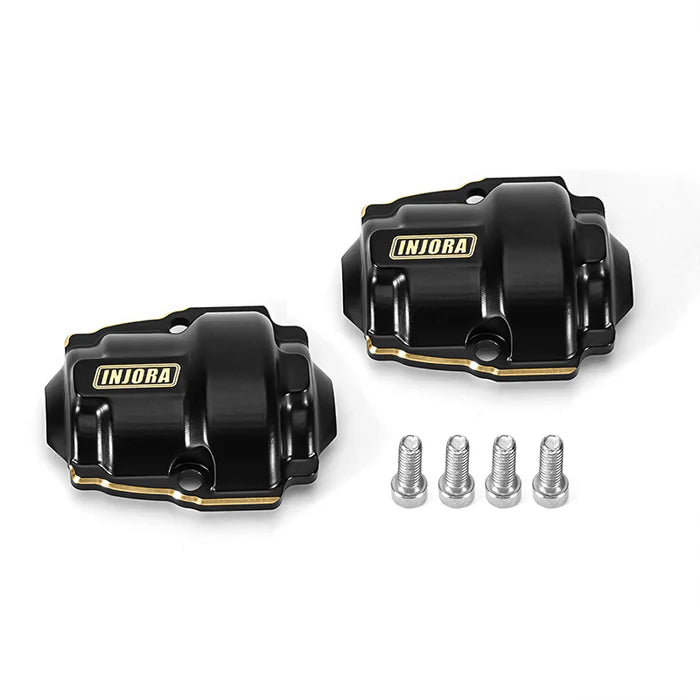 INJORA Brass Front Rear Diff Covers for 1/18 Redcat Ascent-18 (ASC18-07)
