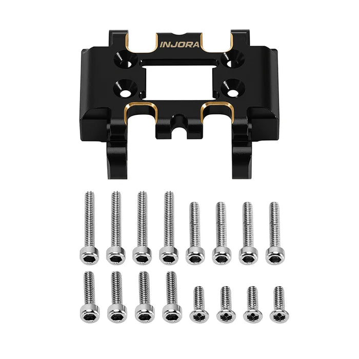 INJORA Black Brass Skid Plate for 1/32 Redcat Ascent-32