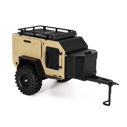 INJORA Off-Road Camping Trailer for 1/18 1/24 RC Crawlers TRX4M SCX24