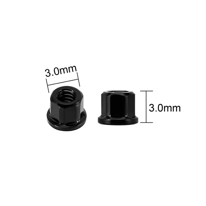 INJORA M2 Stainless Steel Nuts for 1/30 SCX30