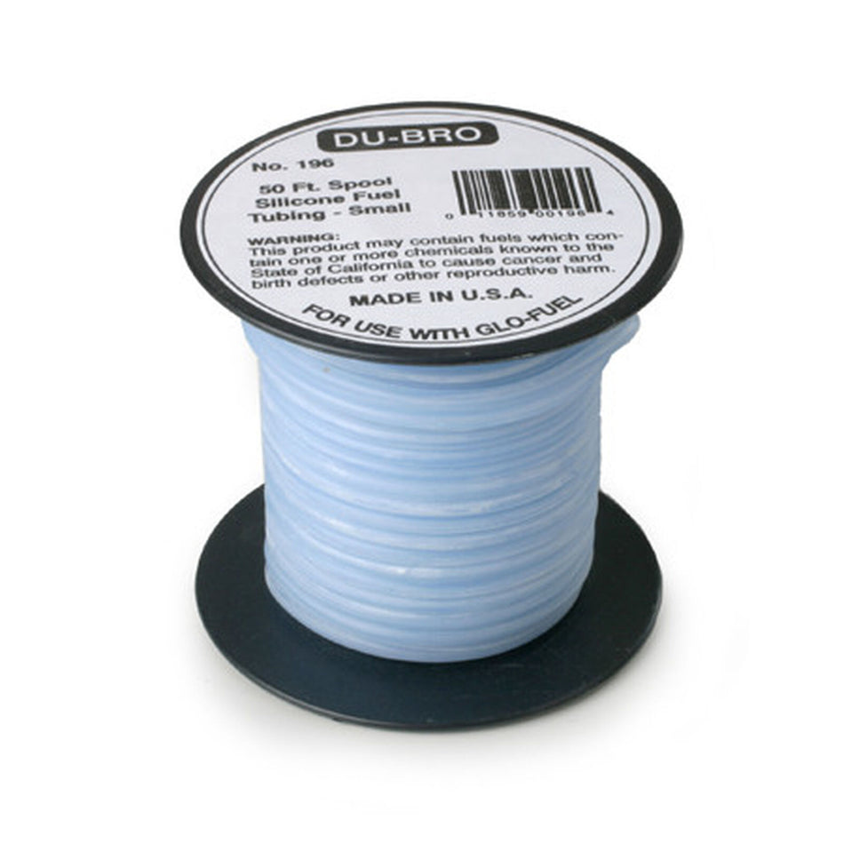 Du-Bro DUB196 Silicone Fuel Tubing — Blue, Small (per Foot)