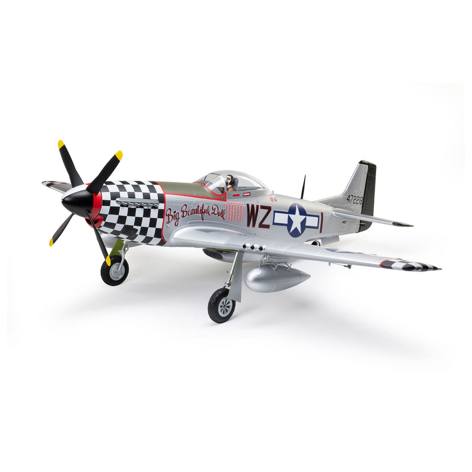 E-flite EFL-3359 P-51D Mustang "Big Beautiful Doll" 1.5m BNF Basic with AS3X+ and SAFE Select