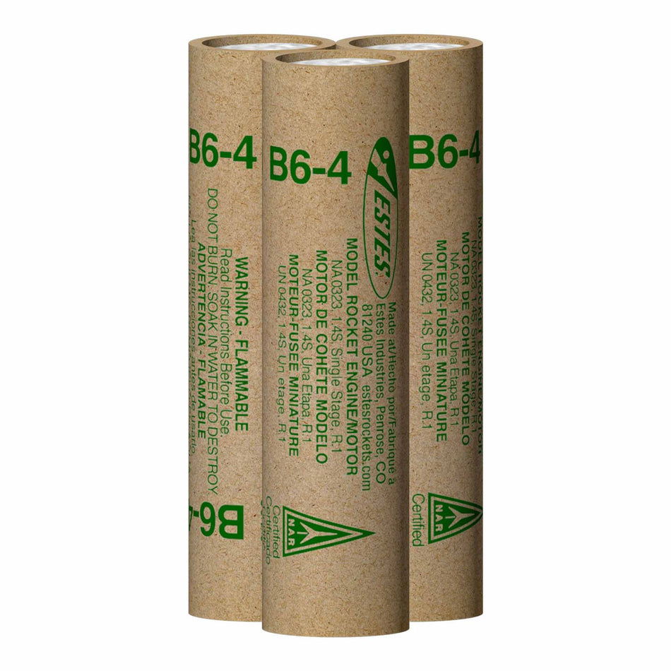 Estes Model Rocket Engine B6-4 Standard Engine (3)