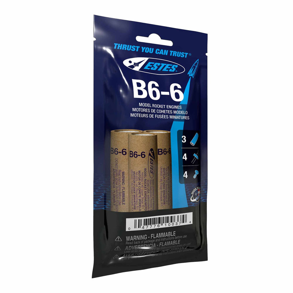 Estes Model Rocket Engine B6-6 Standard Engine (3)