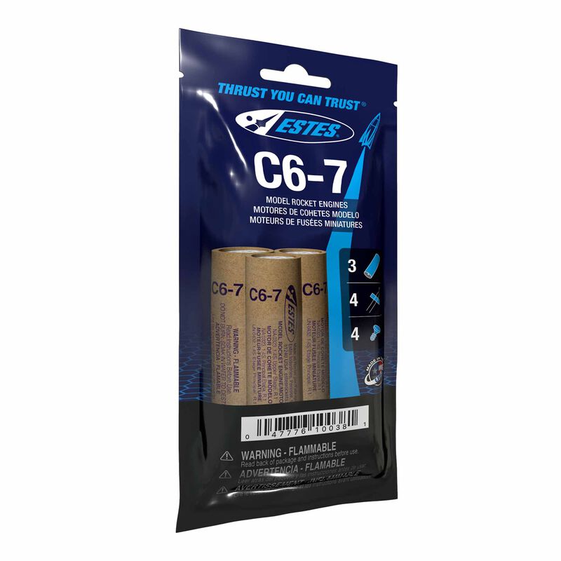 Estes Model Rocket Engine C6-7 Standard Engine (3)