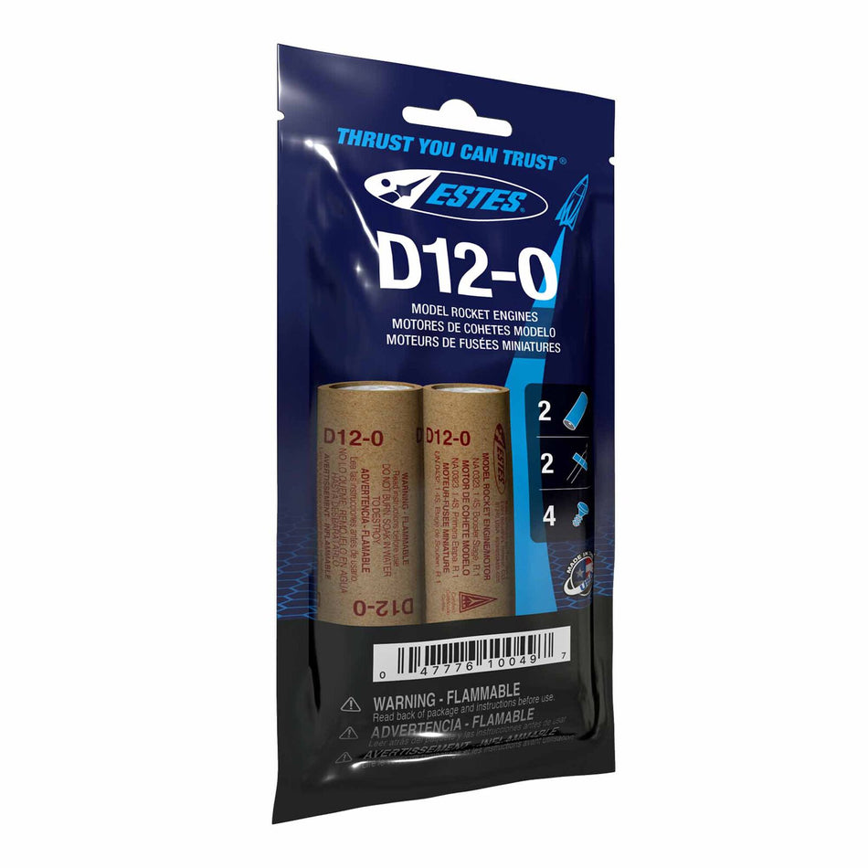 Estes Model Rocket Engine D12-0 Standard Engine (2)