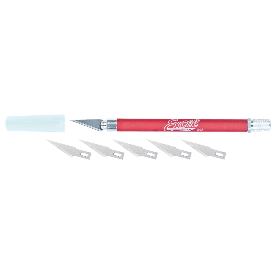 Excel Grip-On Knife with #11 Blades Red