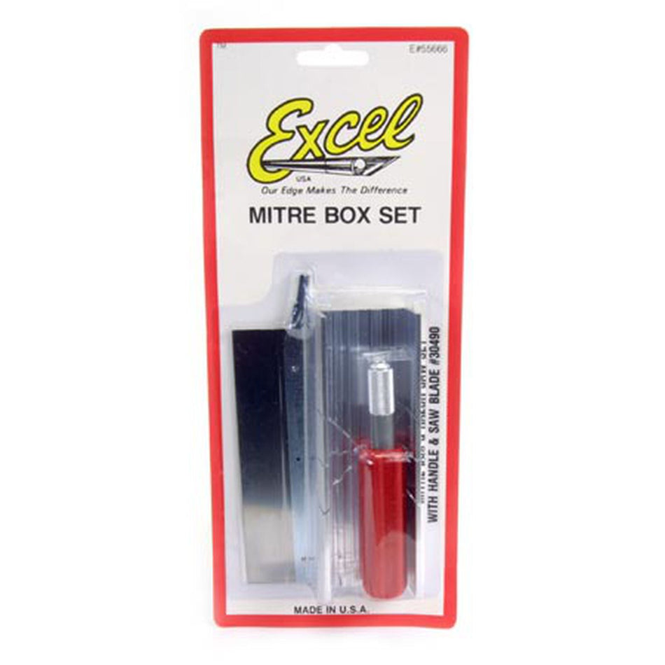 Excel EXL55666 Mitre Box with Handle & Blades