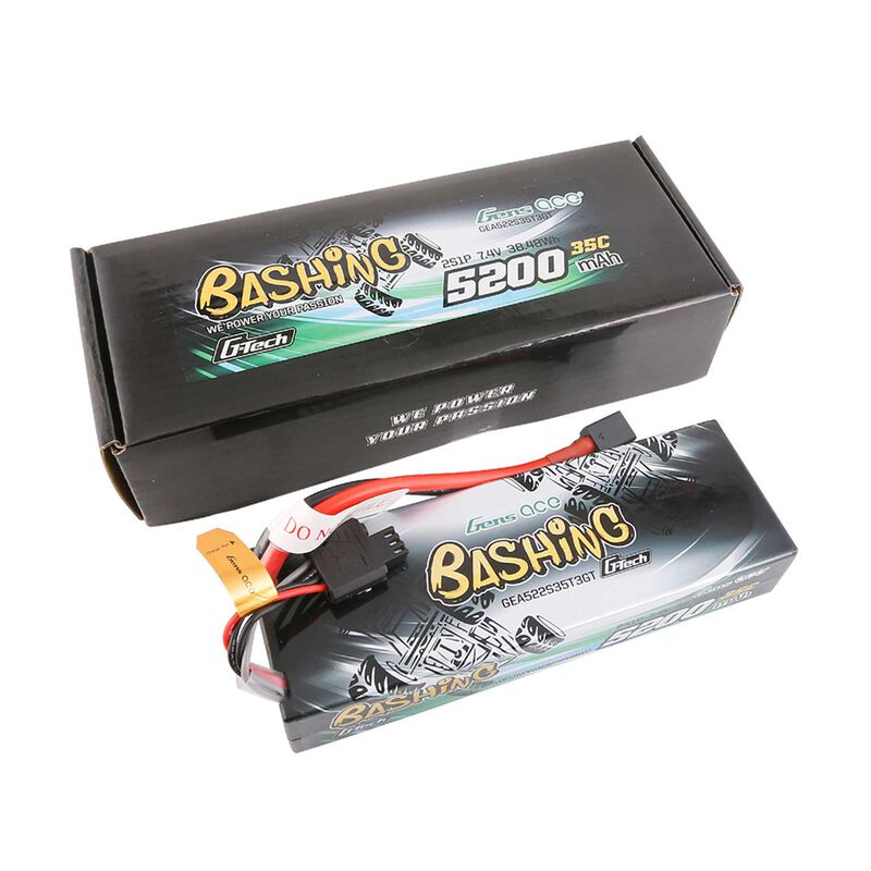 G-tech 5200mAh 7.4V 2S1P 35C car Lipo Hardcase EC3